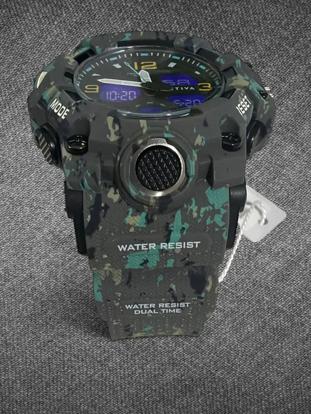 NWT Activa Decus X Invicta 49mm Camo Analog Digital Watch